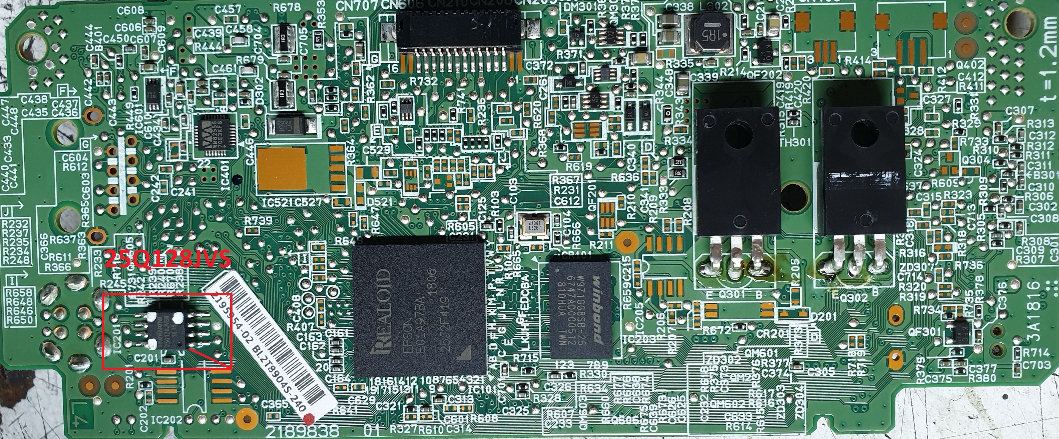 Epson L-3151 Дамп 25Q128JVS