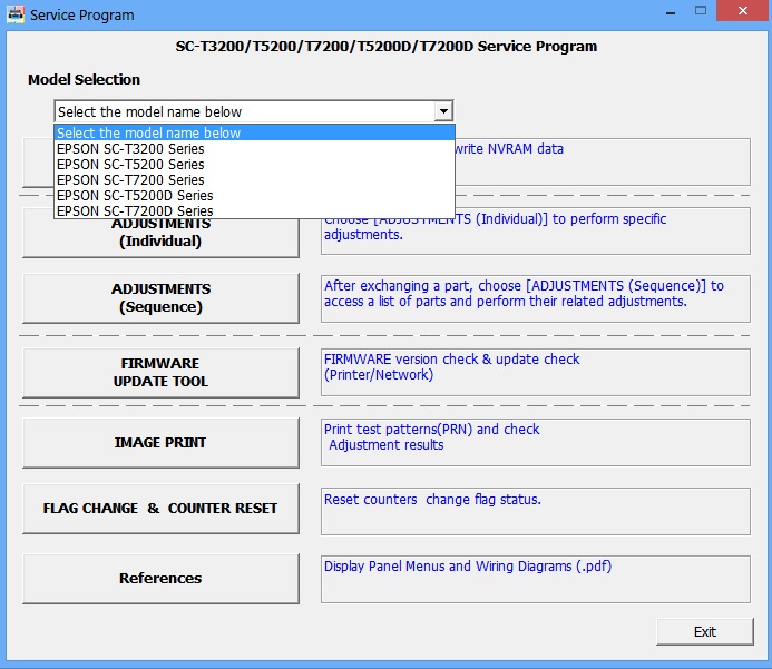 Adjustment Program Epson SC-T3200,...