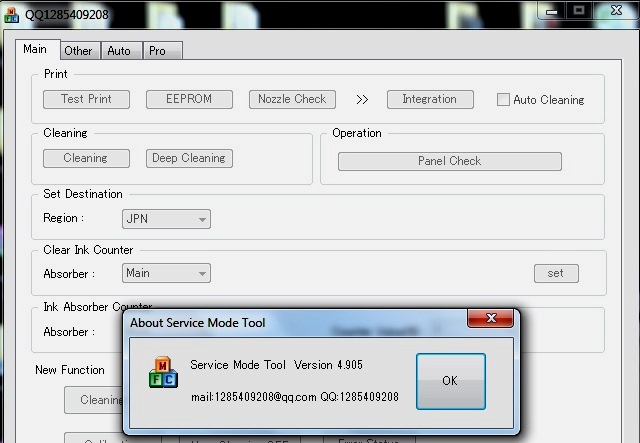 Canon Service Tool 4905